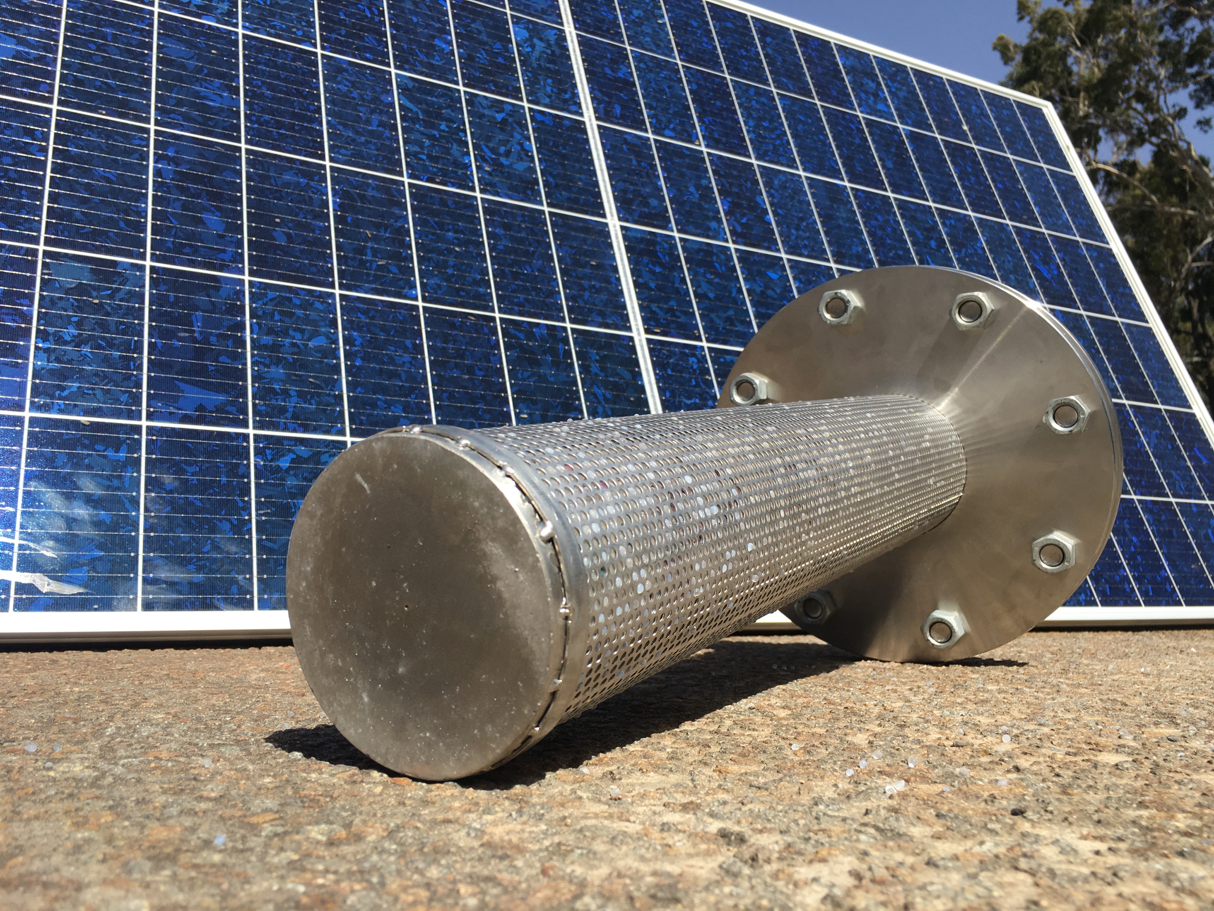 Indirect solar thermal prototype