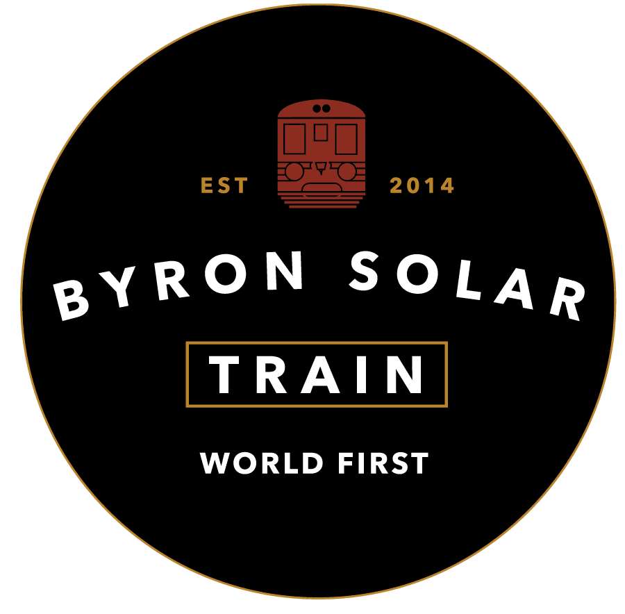 Byron Solar Train logo