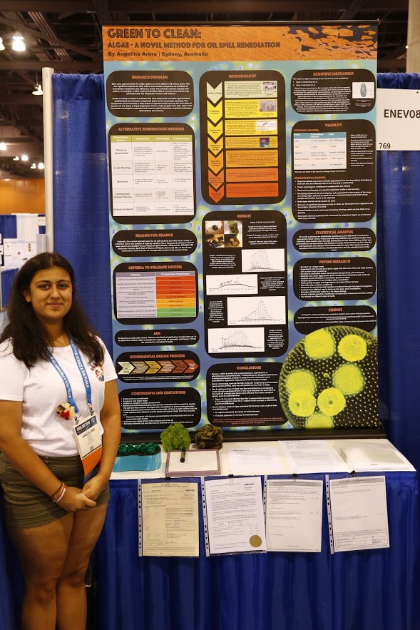 Angelina Aurora at ISEF